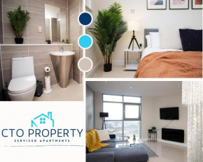 The Skyline - Luxury CIty Centre Flat with Designated Parking